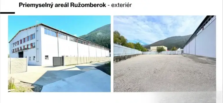 PRIEMYSELNÝ AREÁL RUŽOMBEROK