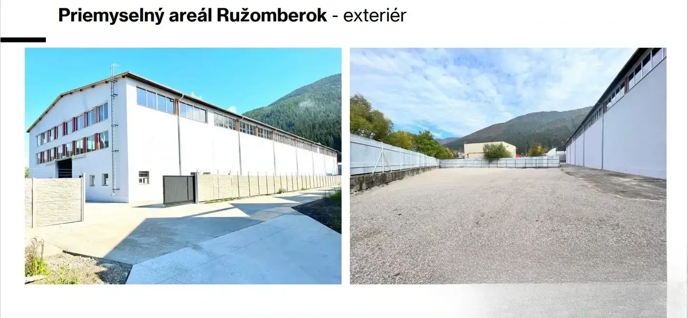 PRIEMYSELNÝ AREÁL RUŽOMBEROK
