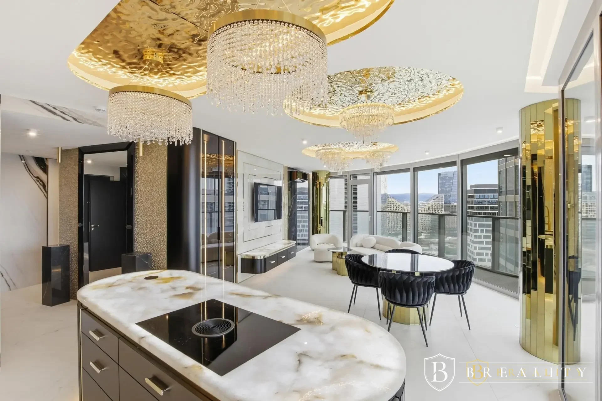 3-izbový luxusný apartmán v EUROVEA TOWER | 13. poschodie | 92 m² + 2 balkóny + parking